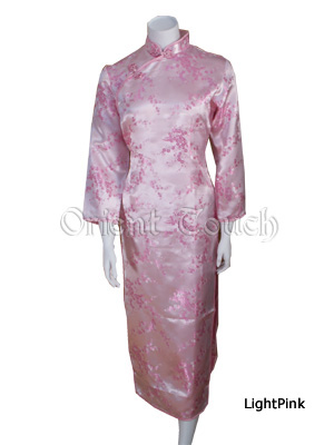 Long-Sleeved Plum Blossom Cheongsam